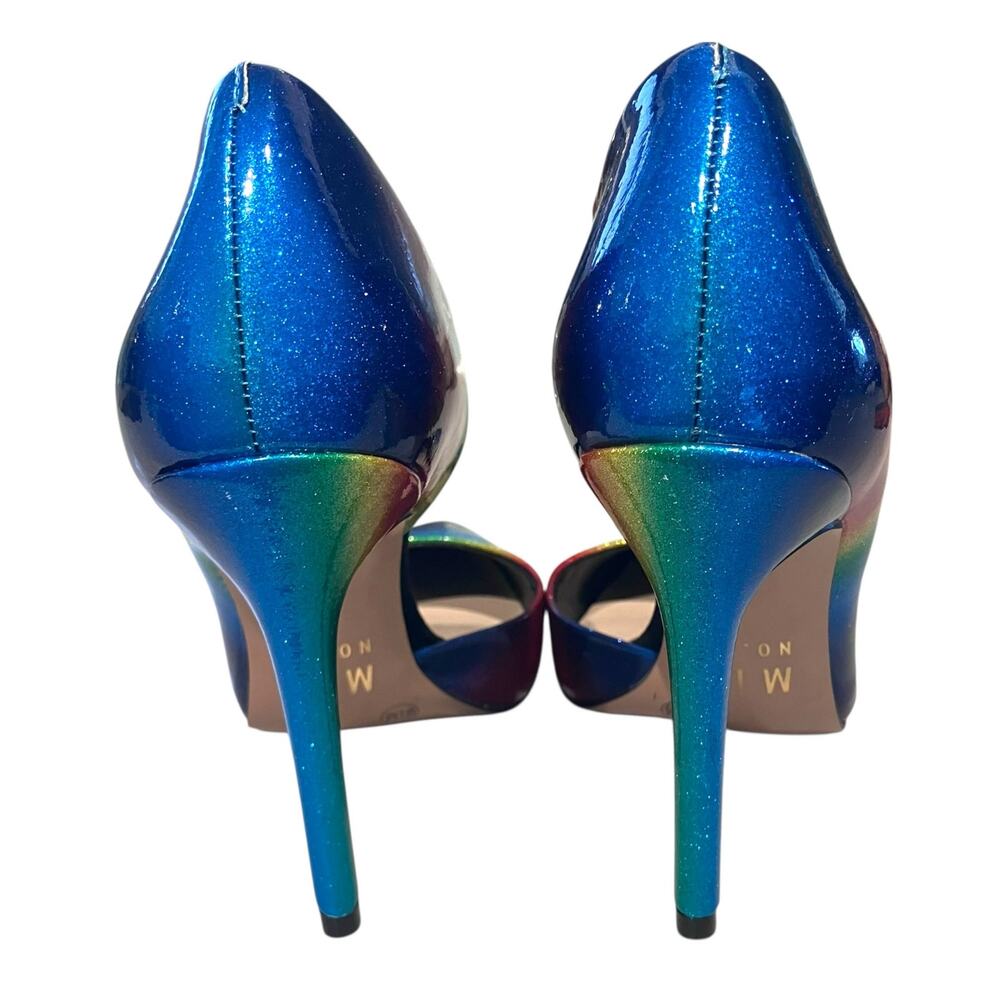 Mix No. 6 Aradowia Glossy Rainbow High Heel Stiletto Pumps-size 6.5 - Picture 7 of 12